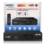 Sintonizador De Tv Digital Full Hd Con Antena Modelo U-006