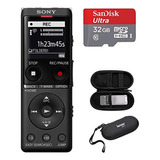 Sony Icd-ux560 Grabador De Voz Digital Estéreo Micro Usb 32