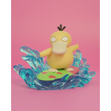 Archivo Stl Impresión 3d - Pokemon - Surfing Psyduck