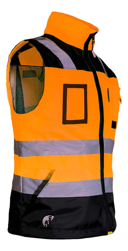 Chaleco Jyrsa Eco-1320 Ejecutivo Seguridad Con Reflejantes