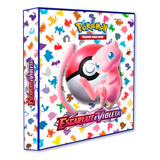 Álbum Pasta Fichário Pokemon Escarlete E Violeta 151 Cards