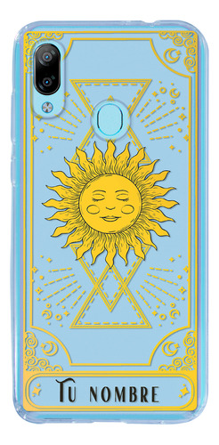 Funda Para Zte Cartas Tarot Astros Sol Luz Nombre