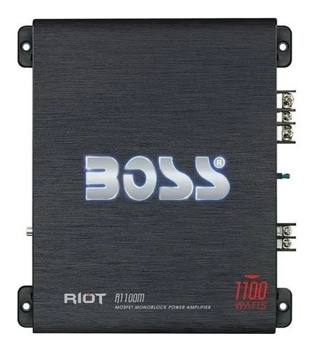 Amplificador Potencia Auto Boss R1100m Monoblock 1100 W Max