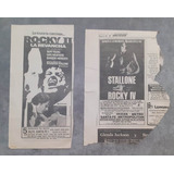 Propagandas Películas De Rocky En Diario Clarín