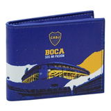 Billetera Simil Cuero Boca Juniors