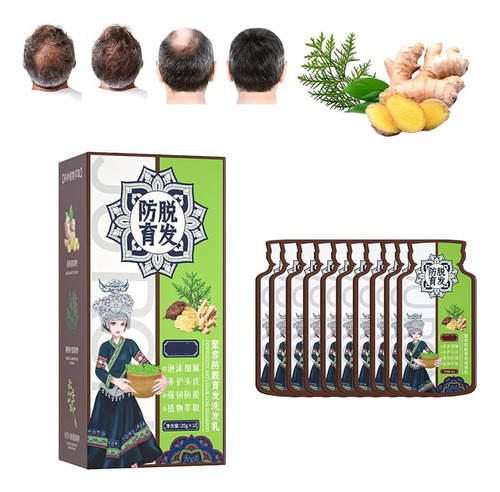 Anti Hair Loss Shampoo, Ginger Plant Extract Anti-hair Loss