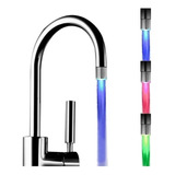 Boquilla Luz Led Rgb Multicolor Para Grifo Agua Con Dínamo