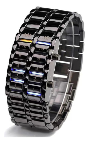 A*gift Binario Reloj De, Unisex Binario Led, Material De