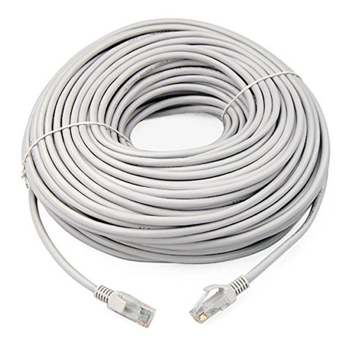 Cable De Red Cat6 Rj45 De 25 Metros Cruzado Interior Armado