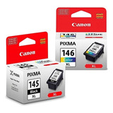 Pack Tintas Canon 145xl-146xl Original Envio Gratis 