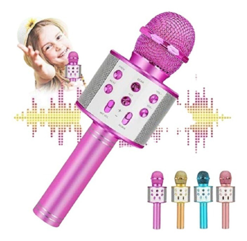 Microfono Karaoke Bluetooth Inalambrico Parlante Usb 