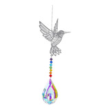 Rainbow Maker Crystal Suncatcher Candelabro Colibrí 42cm