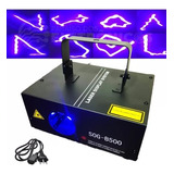 Canhão Raio Laser Holográfico Luzazul Rítmico Musica Sogb500