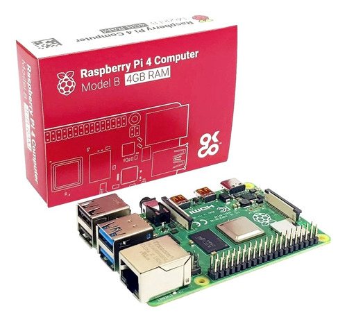 Raspberry Pi4 Pi 4 Model B 4gb Ram Novo Na Caixa C/ Manual