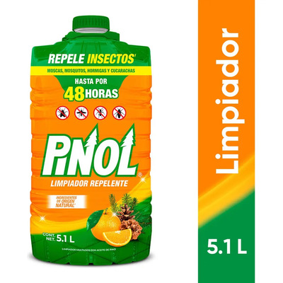 Pinol Limpiador Repelente De Insectos Multiusos 5.1l | MercadoLibre