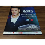 (pc574) Publicidad Axel * Directv Arena * 2015