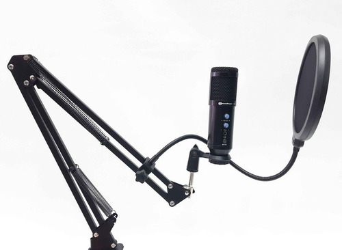 Micrófono Streaming Podcast Grabación Usb Soundpower U7 Plus