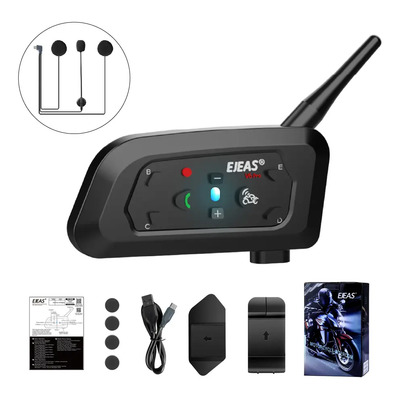 Ejeas V6pro+ Ip67 Intercuumunicador Bluetooth Para Casco | Envío gratis
