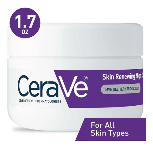 Cerave Skin Renewing Cream Facial Renovadora De Noche 48g