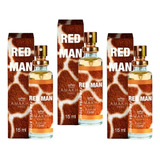 Kit 3 Perfume Red Men Masculino Amakha Paris Bolso Bolsa
