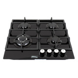 Parrilla Empotrable De Gas 4 Quemadores Negro 59cm P-cn4q60