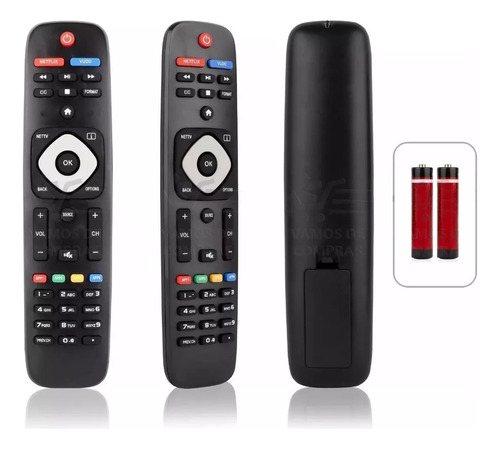 Control Compatible Con Smart Philips Vudu Netflix Ykf340001