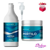 Kit Lowell Shampoo Extrato De Mirtilo 1l + Máscara 450g