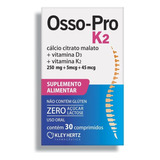 Osso Pro K2 30 Comprimidos - Citrato Malato Vitamina D3 K2