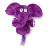 ¡oye Perrito! Flattie Elephant Silent Squeak - Juguete De Pe