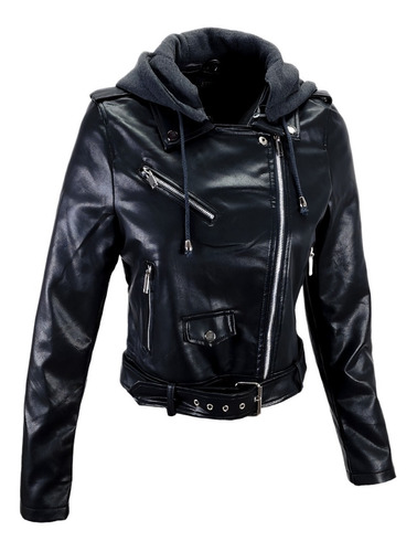 Chaqueta Chamarra Moda Biker Motocicleta Vinipiel De Mujer