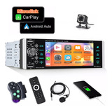 Auto Estéreo 1 Din Mirrorlink Carplay 5.1'' Pantalla Táctil