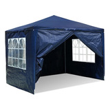 Toldo Carpa Reforzado 3x3 Metros Azul Eventos Fiesta 3x3