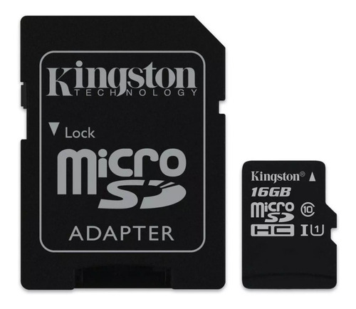 Memoria Micro Sd 16gb Kingston Clase 10 Original Mayoreo