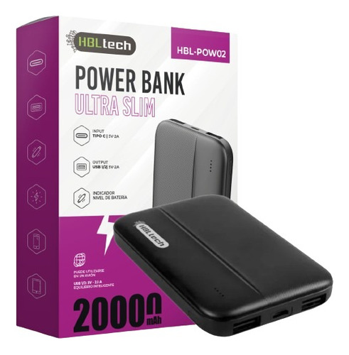 Power Bank 20.000mah Hbl-pow02