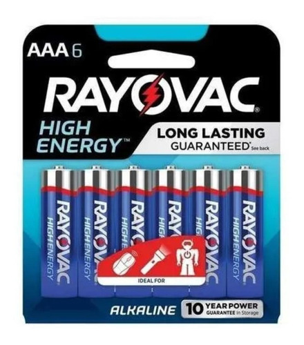 Kit Pilha Rayovac Alcalina Aaa Palito 18 Unidades 