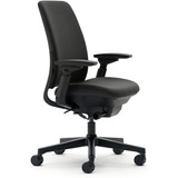 Steelcase Amia - Silla De Oficina De Tela, Color Neg