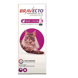 Bravecto Antiparasitario Pipeta Gatos 6,25 A 12,5 Kg 500 Mg