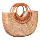 Bolso Tote De Paja Bolso Bohemio Bolso De Playa De Verano S