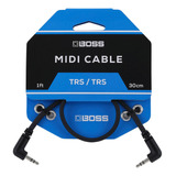 Cable Midi Mini Trs Boss Bcc-1-3535 30 Cm