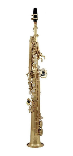 Saxofon Soprano Roy Benson Ss-302 Bb Recto Con Estuche