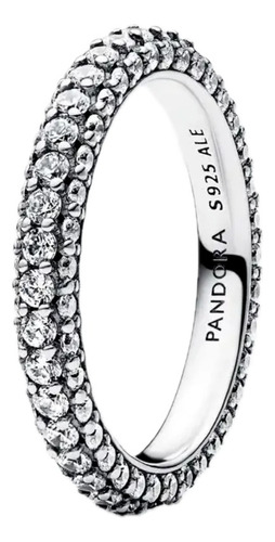 Anillo Pavé Elegante Pandora Outlet Timeless Plata Regalo