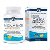 Nordic Naturals Memoria Omega Con Curcumina, Limón - 60 Gele