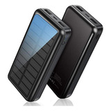 Cargador Solar Para Celular Con 2 Puertos Usb