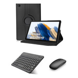 Capa Com Teclado Recarregável E Mouse P Tablet Sm A8 X200