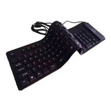 Teclado Flexible Brobotix 801935 Negro Usb