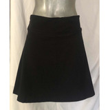 Falda Short Deportiva Rag Xl Negra Bolsillo Oculto Cintura