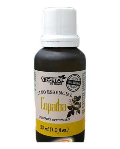 Oleo De Copaiba - Gotejador 30ml | Vegetal Do Brasil