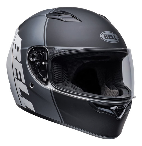 Bell Qualifier - Casco Integral (ascent Negro Mate/gris - 2.