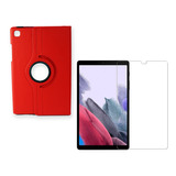 Funda + Lamina Para Tablet Samsung Tab A8 T290 Rojo