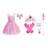Cosplay Da Barbie Vestido Alça Infantil Vestido Princesa